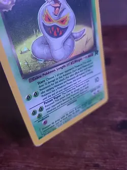 Dark Arbok 2/82 Team Rocket Holo Pokemon | Damaged - Image 3