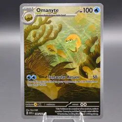 Omanyte 180/165 Illustration Rare SV: Scarlet & Violet 151 Pokemon TCG NM - Image 1