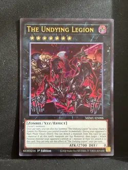 Yugioh! The Undying Legion MZMU-EN006 - Ultra Rare 1st Edition NM - Image 1