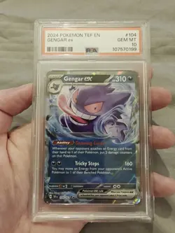 Pokemon TCG - Gengar EX 104/162 Temporal Forces - PSA 10 - Image 2