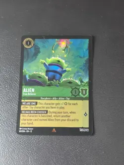 Disney Lorcana Alien True Believer Rare Cold Foil 83/204 - Image 1