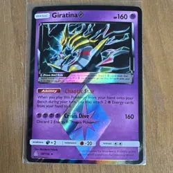 Giratina Prism Star 58/156 SM-Ultra Prism Holo Prism Rare English HP 160 - Image 1