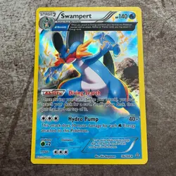 Swampert (Alpha) 36/160 Holo Holo Rare - XY - Primal Clash - Pokemon - MP - Image 1