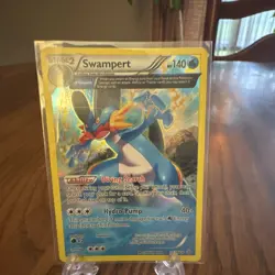 Pokemon TCG Swampert (Alpha) XY Primal Clash 36/160 Reverse Holo Rare 140 HP - Image 1