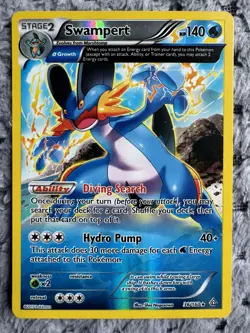 Pokemon Swampert (Alpha) Holo Holo Rare XY - Primal Clash 36/160 LP / NM - Image 1