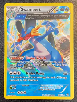 Swampert (Alpha) Holo Rare 2015 XY - Primal Clash 36/160 Ancient Trait - Image 1