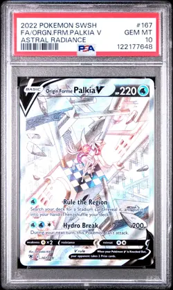 Orgn.Frm.Palkia V #167 2022 Pokemon Sword & Shield Astral Radiance PSA 10 250001 - Image 1