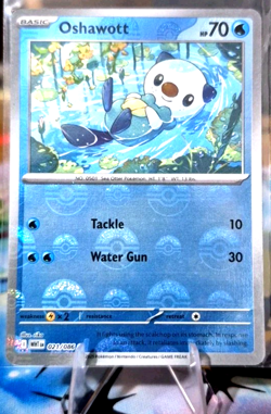 Oshawott (Poke Ball) 021/086 SV: White Flare - Pokemon Card - NM - Image 1