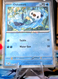 Oshawott (Poke Ball) 021/086 SV: White Flare - Pokemon Card - NM - Image 2