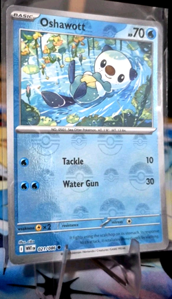 Oshawott (Poke Ball) 021/086 SV: White Flare - Pokemon Card - NM - Image 3