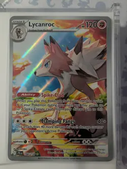 Lycanroc – 166/159 – Journey Together – Illustration Rare – NM Pokemon Card - Image 1