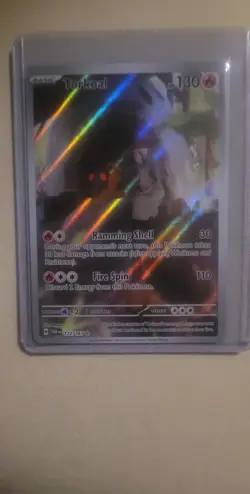 Pokemon TCG Torkoal Scarlet & Violet Twilight Masquerade Holo Card 172/167 - Image 2