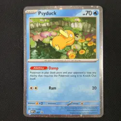 FART WHOLE SWIRL 🌀💫 Psyduck MEP 007 Mega Cosmos Holo Promo 2025 Pokemon Card - Image 2