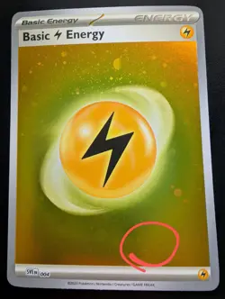 Basic Electric Energy SVE 004 1 SWIRL - Pokemon 151 - Cosmo Holo - Image 1