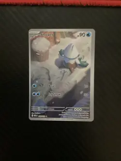 Snover 140/132 Illustration Rare Holo Pokemon Card NM - Image 1