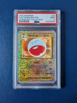 Pokemon TCG Electrode Reverse Holo 22/110 Legendary Collection PSA 9 WOTC Card - Image 1