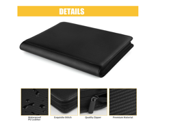288 Toploader Binder 9 Pocket Zippered Card Album for Pokemon MTG & Sports Cards - Image 3