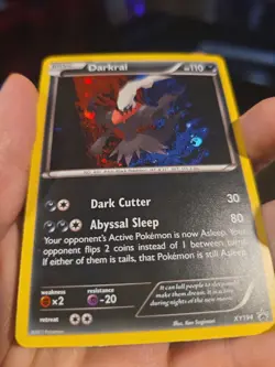 Pokemon Darkrai XY Black Star Promos Holo TCG Card XY194 - Image 4