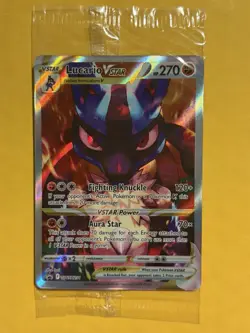 Lucario VSTAR SWSH291 Holo Promo Card Mint Condition, Sealed - Image 1