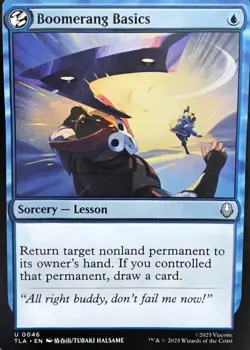 Wizards of the Coast MTG Boomerang Basics U 0046 Uncommon Full Art EN 2025 - Image 1