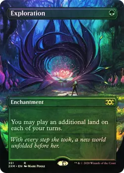 Exploration Foil Borderless Double Masters NM MTG - Image 1