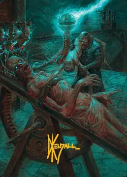 1x Art Series (08/25) Gold Signature - Rooftop Storm MTG Innistrad Remastered NM - Image 1