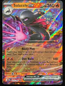 Salazzle ex 016/088 Perfect Order Pokemon Double Rare NM - Image 2