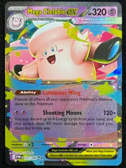 Mega Clefable ex 031/088 Perfect Order Pokemon Double Rare NM - Image 2