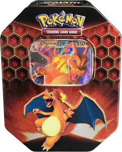 Pokemon Hidden Fates CHARIZARD-GX Collector's Tin Brand New & Sealed - Image 1