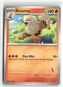 Arcanine Charmander Stamp My First Battle Pokemon TCG NM - Image 1