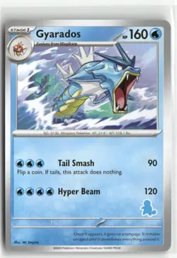 Gyarados Squirtle Stamp My First Battle Pokemon TCG NM - Image 1