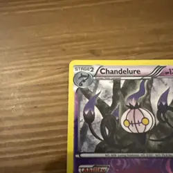 Pokemon TCG Chandelure 60/101 Noble Victories Rare NM - Image 2