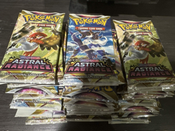 63x Pokemon TCG Sword & Shield Astral Radiance Booster Packs - Image 1