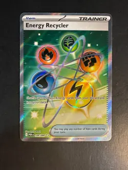 2025 Pokemon MEG Perfect Order Trainer Energy Recycler 108 /88 Full Art Holo - Image 1