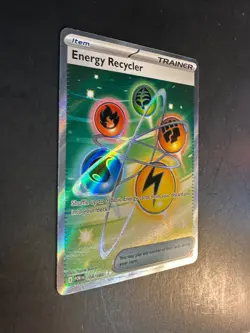 2025 Pokemon MEG Perfect Order Trainer Energy Recycler 108 /88 Full Art Holo - Image 2