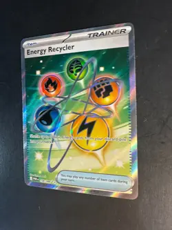 2025 Pokemon MEG Perfect Order Trainer Energy Recycler 108 /88 Full Art Holo - Image 3