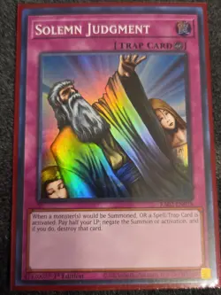 Yu-Gi-Oh! TCG Solemn Judgment RA02-EN075 Super Rare - NM/M 1st Ed. - Image 1