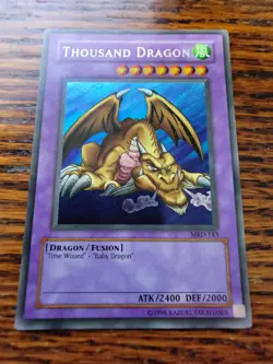 Yugioh Thousand Dragon Secret Rare MRD-143 LP! - Image 1