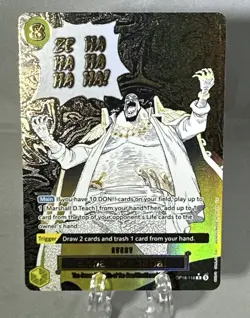 Zehahahahaha! OP16 Alt Art Event Manga Time of Battle One Piece 🚀 Shipping 🔥🔥 - Image 1