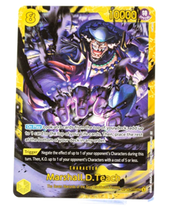 Marshall.D.Teach Alt Art The Time of Battle OP16-119 Foil One Piece TCG NM - Image 1