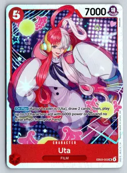UTA (003) EB03-003 EXTRA BOOSTER: ONE PIECE HEROINES EDITION ONE PIECE NM - Image 1