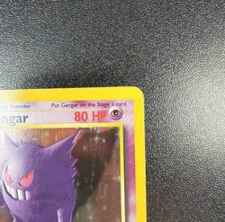1999 Pokemon TCG Fossil Unlimited Gengar Holo Rare 5/62 WoTC NM - LP - Image 3