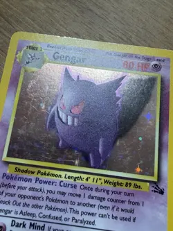 GENGAR Pokemon 1999 RARE HOLO 5/62 FOSSIL GOOD CONDITION LP VERY FAST SHIPPING - Image 2