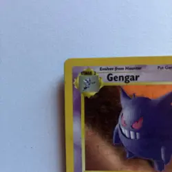 1999 Pokemon TCG Fossil Unlimited Gengar Holo Rare 5/62 WoTC LP/MP - Image 3