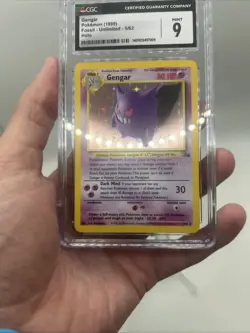 1999 Pokemon TCG Fossil Gengar 5/62 Holo Rare CGC 9 WOTC Unlimited - Image 5