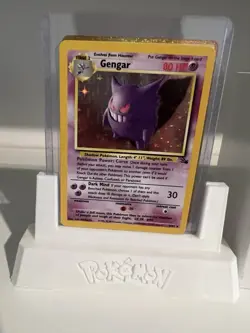 Pokemon TCG Gengar Fossil Holo Rare Unlimited 5/62 English 1999 80HP - Image 1