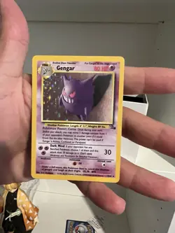 Pokemon TCG Gengar Fossil Holo Rare Unlimited 5/62 English 1999 80HP - Image 5