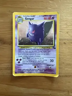 Pokemon Gengar Holo Rare 5/62 Fossil Set WOTC 1999 Vintage - Image 1