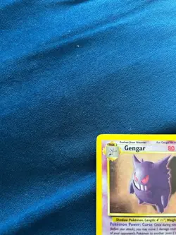 Pokemon Gengar TCG Fossil Holo Card 5/62 Unlimited Holo Rare (1999) LP Excellent - Image 2