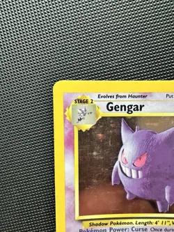 Pokemon TCG Gengar 5/62 Fossil Holo Rare LP MP Vintage WOTC 1999 80hp - Image 2